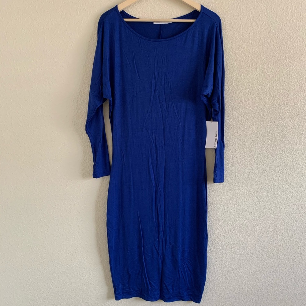Royal Blue Midi Dress